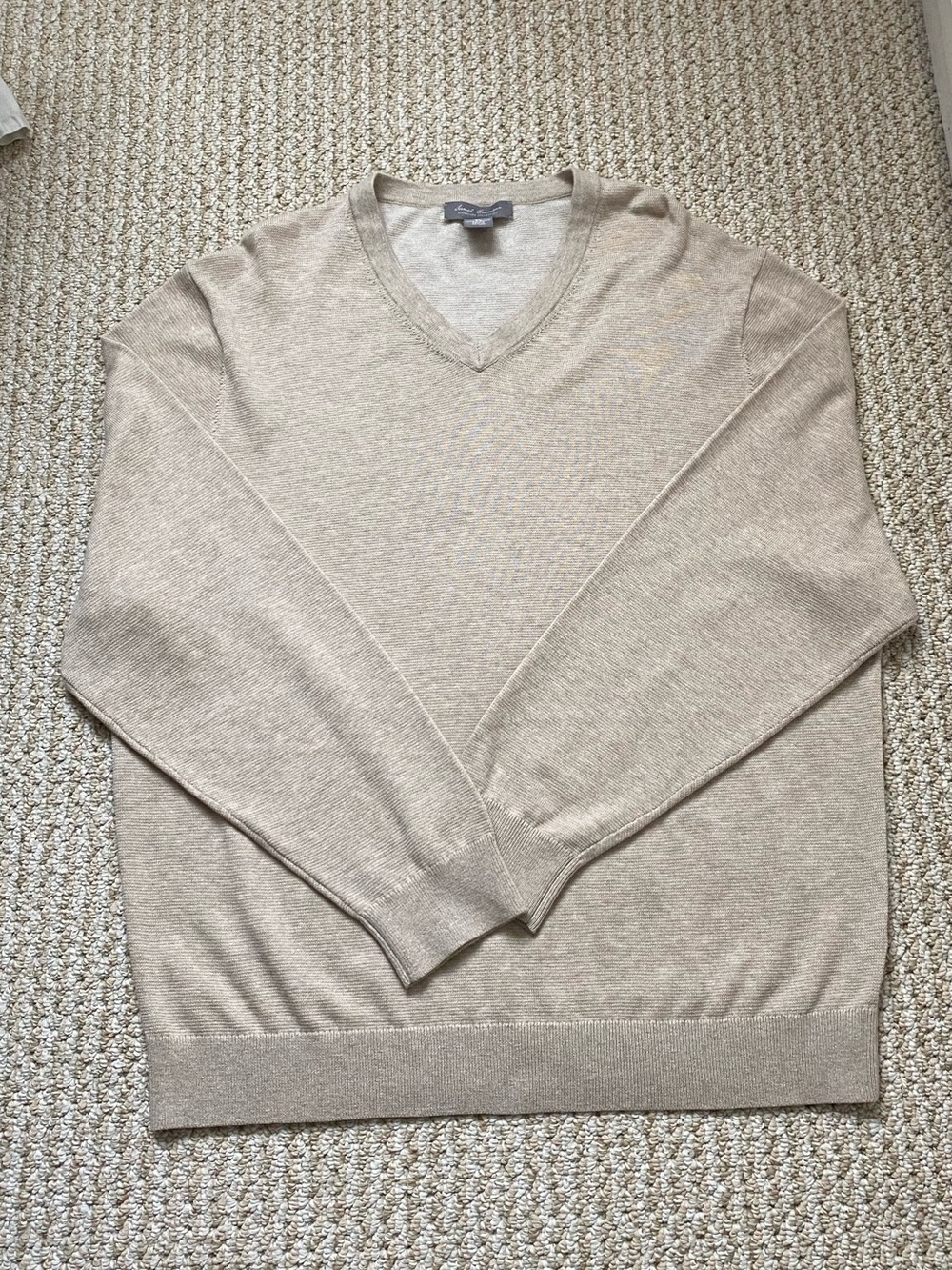 DANIEL CREMIEUX | 100% Supima Cotton Pullover V Neck Sweater Size XL - Picture 10 of 13